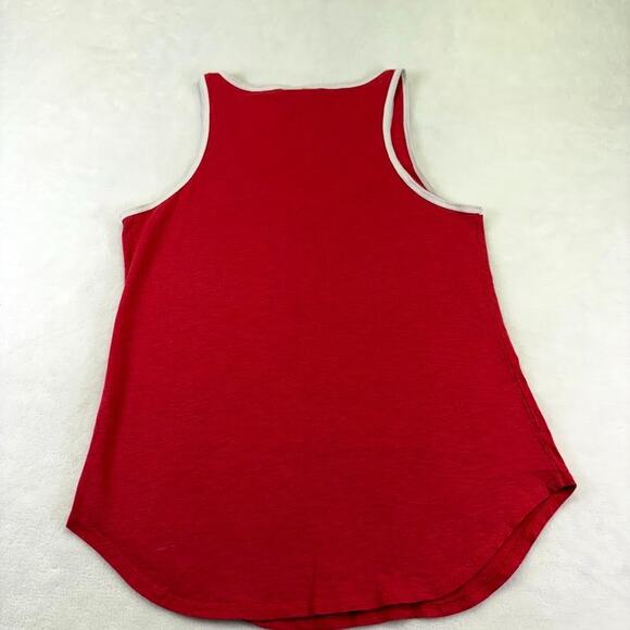 Junk Food NFL Kansas City Chiefs Vintage Inspired Oversized Red Tank Top Size L - Picture 5 of 10